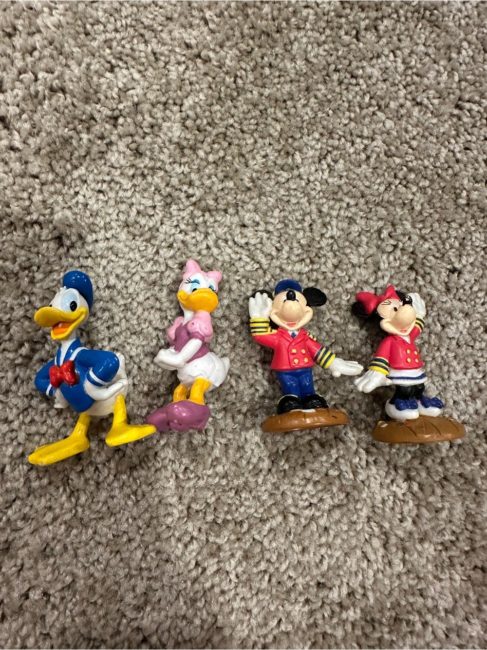 Disney Mickey, Minnie, Donald & Daisy Figurine Set - Colorful Kids Toys